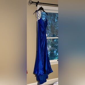 Elegant Blue Prom Dress